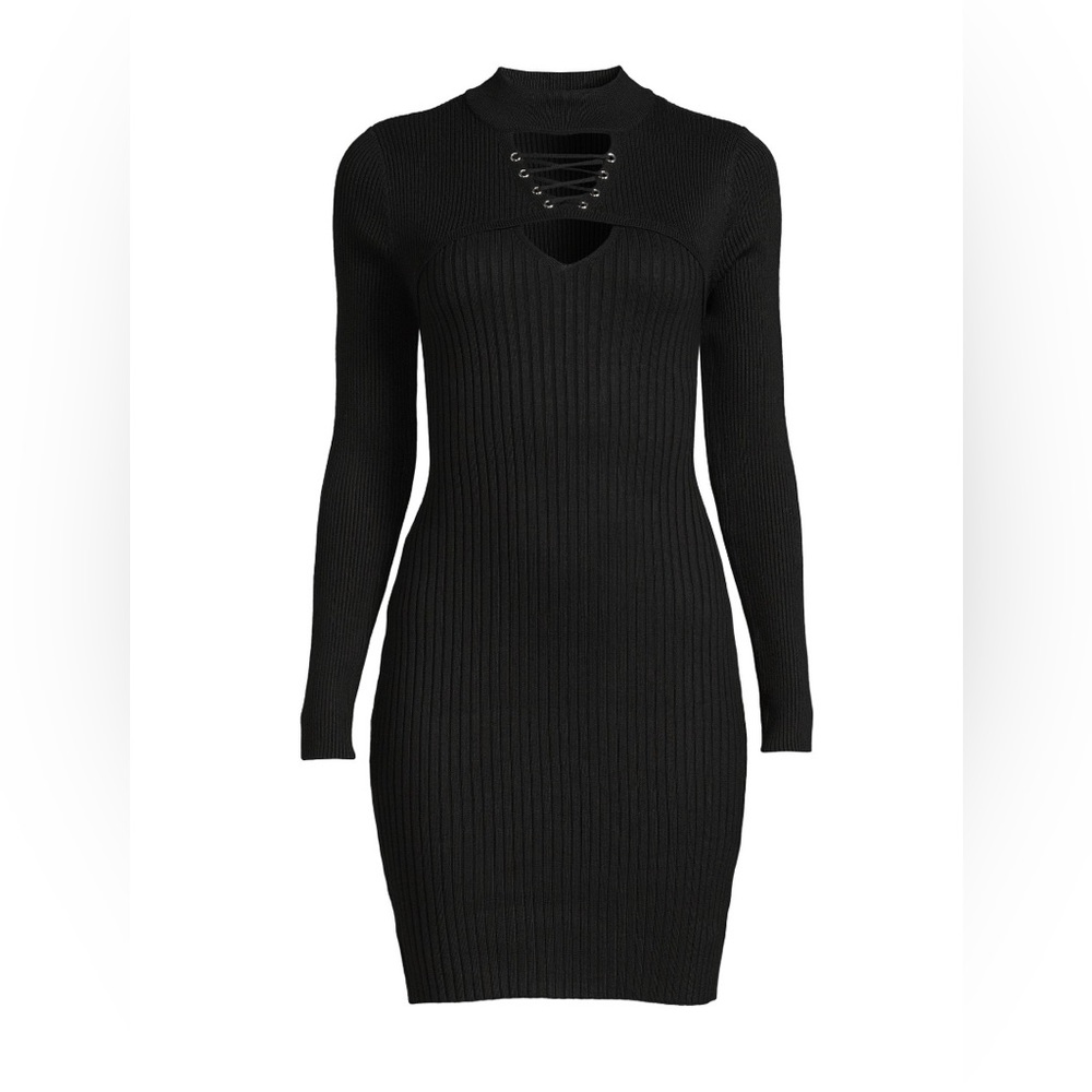 Juniors’ Mock Neck Dress from No Boundaries NWT